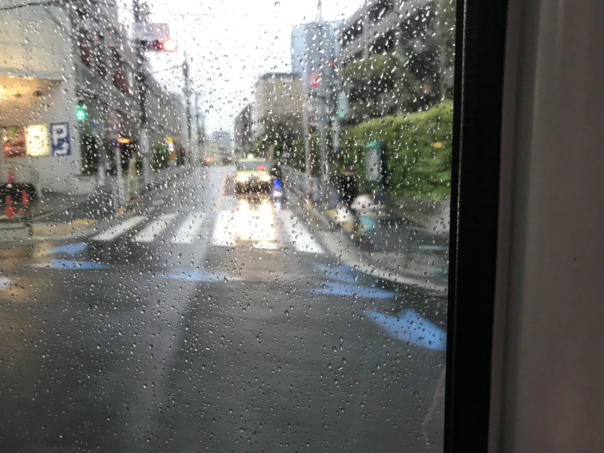 東京でバスに乗った