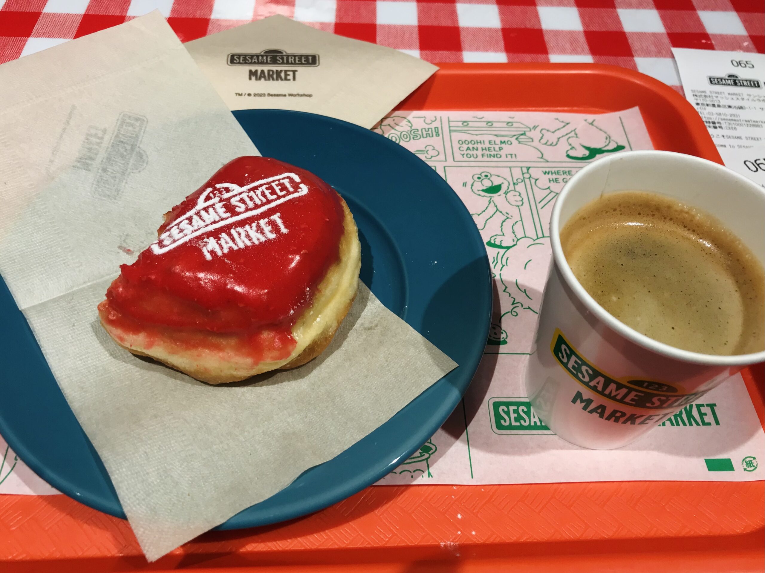 バレンタインハートのドーナツ